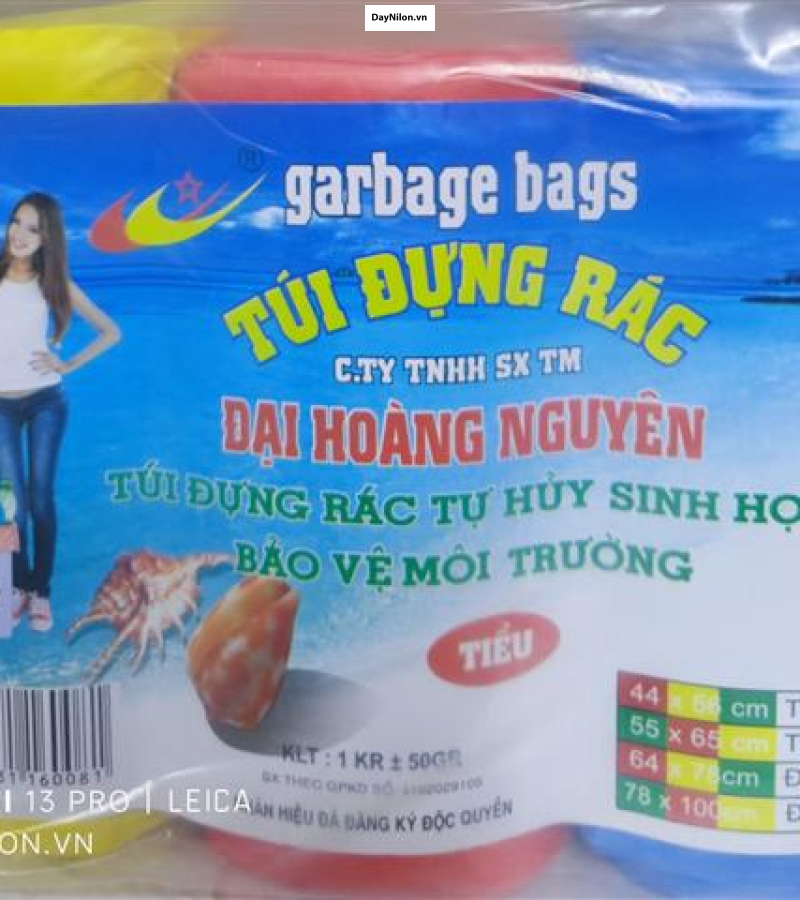 Túi rác cực Đại đen - Đại Hoàng Nguyên