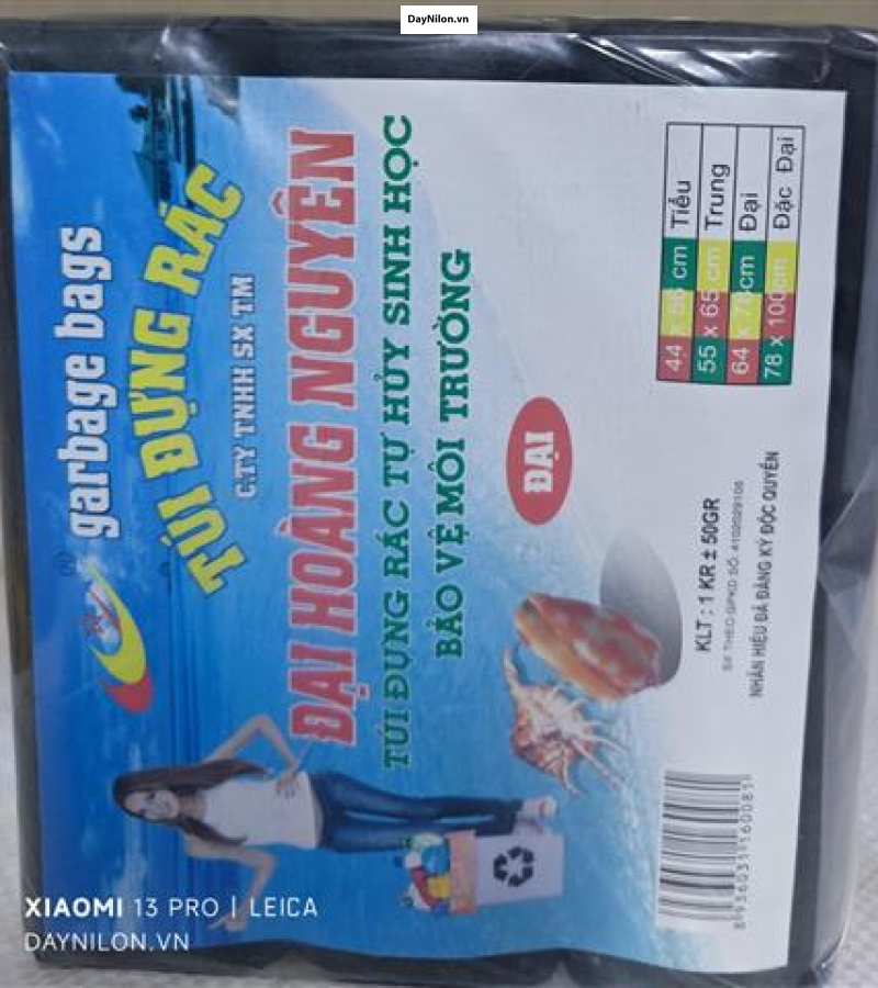 Túi rác Tiểu màu - Đại Hoàng Nguyên