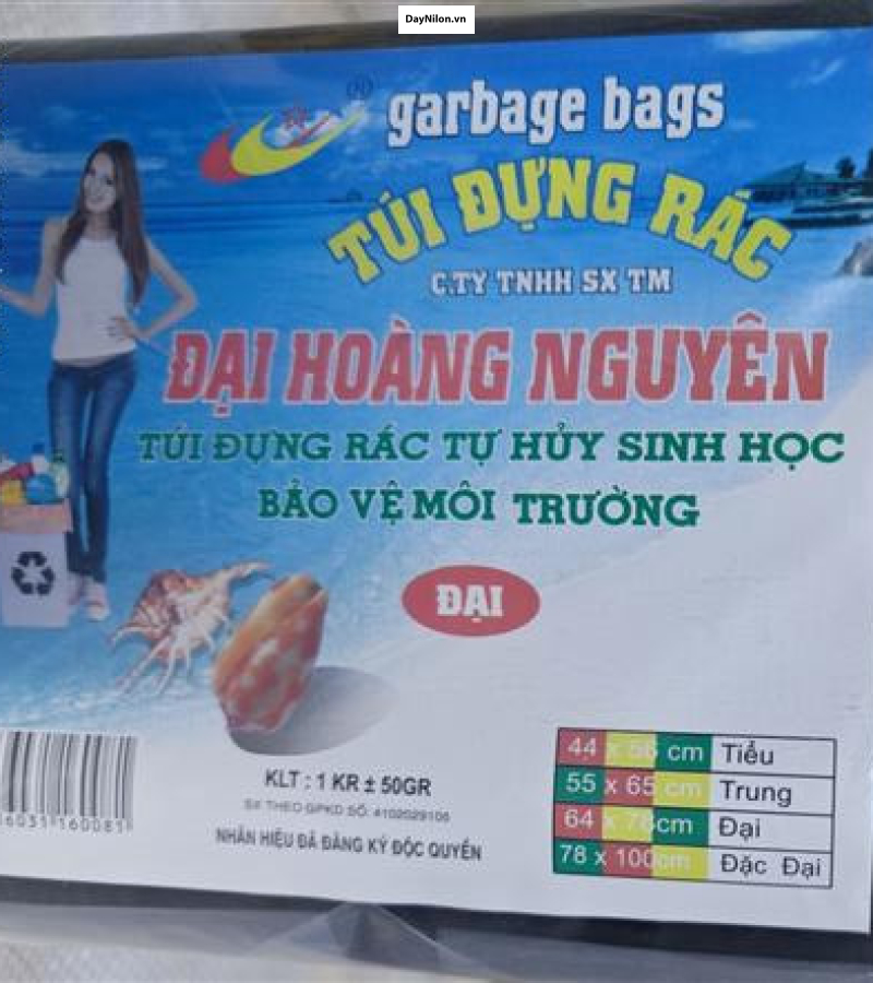 Túi rác cực Đại đen - Đại Hoàng Nguyên