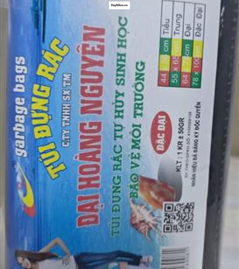 Túi rác cực Đại đen - Đại Hoàng Nguyên
